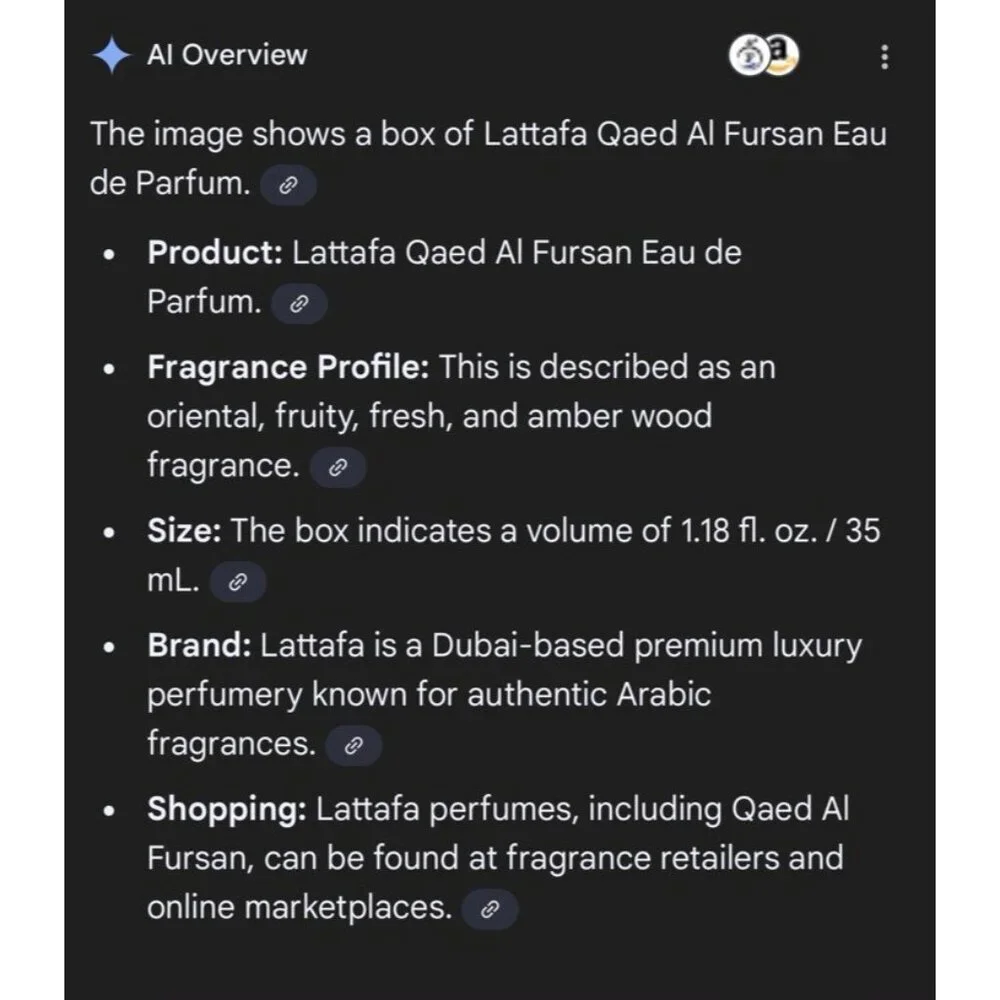 Lataffa Qaed Al Fursan Men's EDP 1.7 ounce or 35 ml New in Box